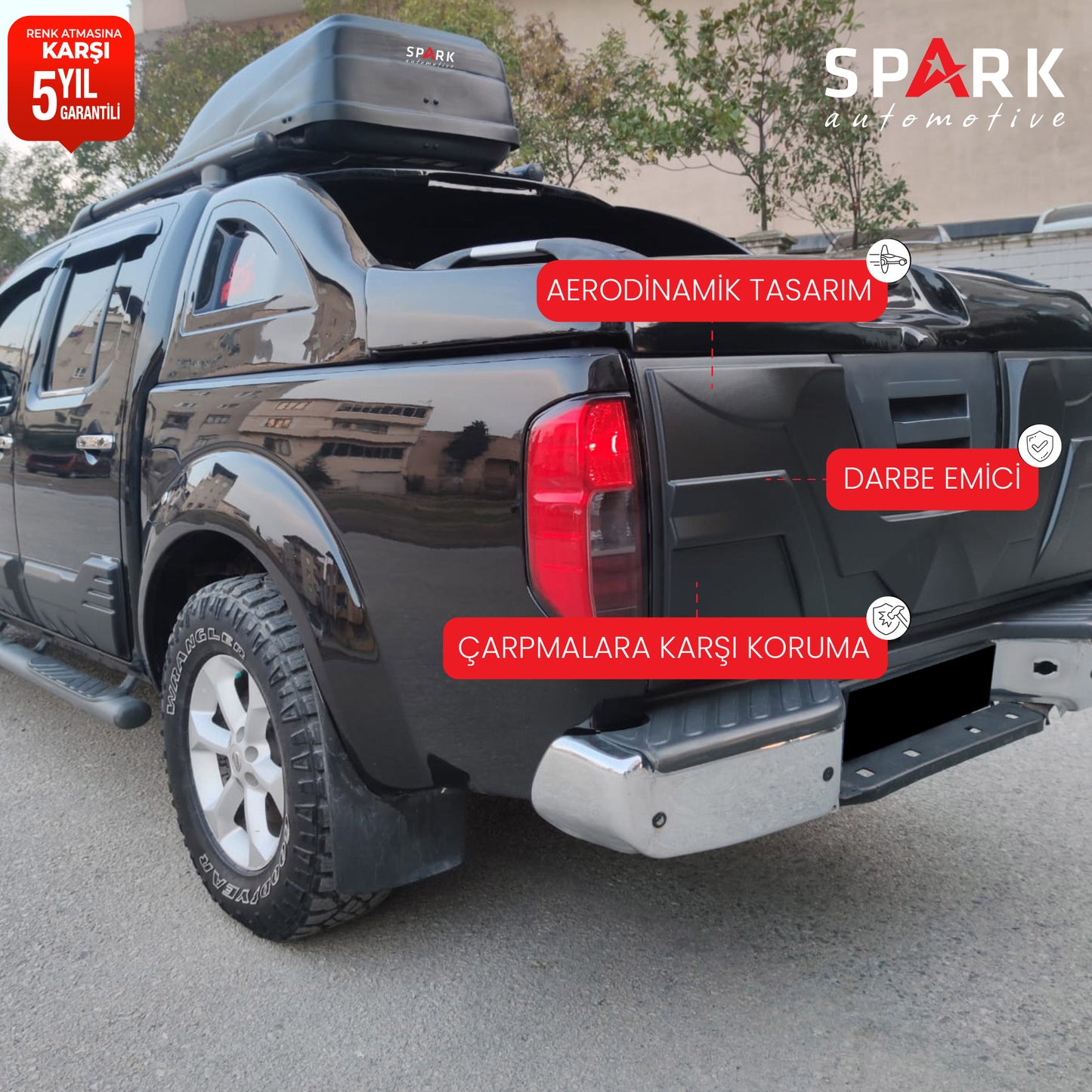 Nissan Navara 2006-2015 Yıl Aralığı Bagaj Kapağı Dodik