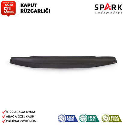 Nissan Navara 2006-2015 Yıl Aralığı Uyumlu Kaput Rüzgarlığı 3mm