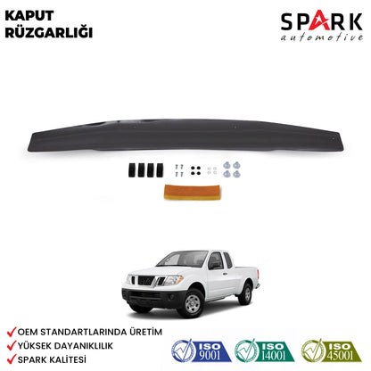 Nissan Navara 2006-2015 Yıl Aralığı Uyumlu Kaput Rüzgarlığı 4mm