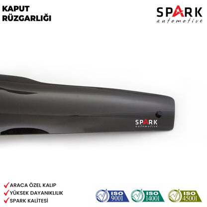 Nissan Navara 2006-2015 Yıl Aralığı Uyumlu Kaput Rüzgarlığı 4mm