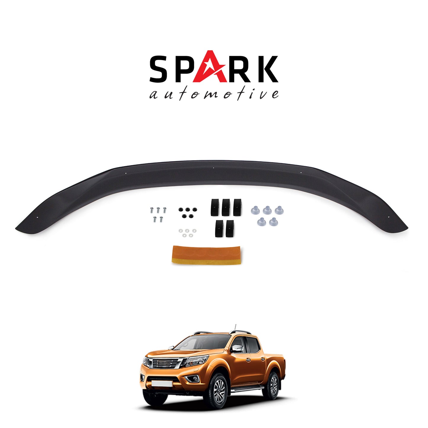 Nissan Navara 2016-2021 Yıl Aralığı Uyumlu Kaput Rüzgarlığı 4mm