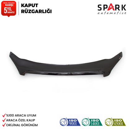 Nissan Qashqai 2007-2010 Yıl Aralığı Uyumlu Kaput Rüzgarlığı 3mm