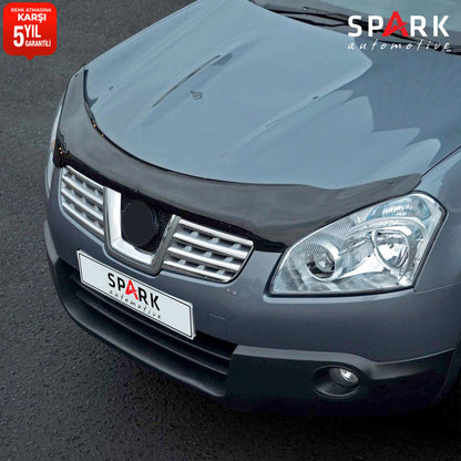 Nissan Qashqai 2007-2010 Yıl Aralığı Uyumlu Kaput Rüzgarlığı 3mm
