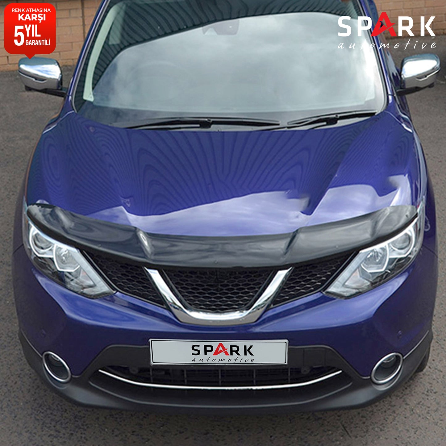 Nissan Qashqai 2014-2016 Yıl Aralığı Uyumlu Kaput Rüzgarlığı 3mm