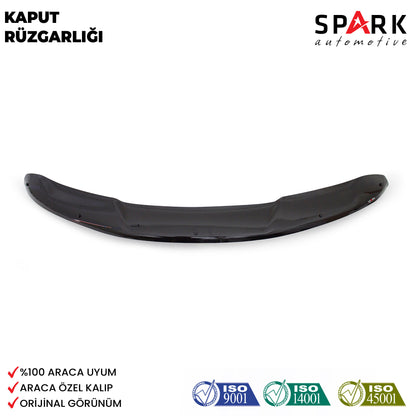 Nissan Qashqai 2014-2016 Yıl Aralığı Uyumlu Kaput Rüzgarlığı 4mm