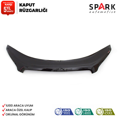 Nissan Qashqai 2010-2013 Yıl Aralığı Uyumlu Kaput Rüzgarlığı 3mm