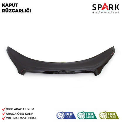 Nissan Qashqai 2010-2013 Yıl Aralığı Uyumlu Kaput Rüzgarlığı 4mm