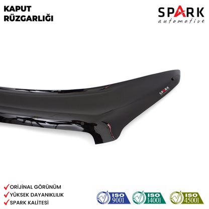 Nissan Qashqai 2010-2013 Yıl Aralığı Uyumlu Kaput Rüzgarlığı 4mm