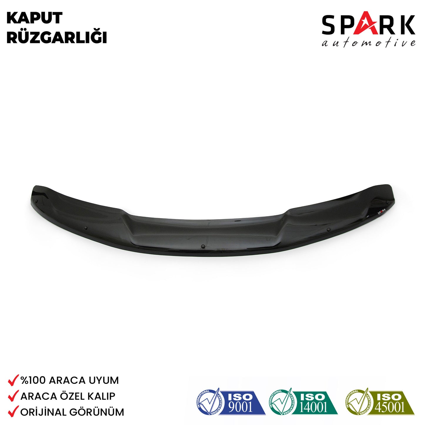 Nissan X-Trail 2014-2017 Yılları Arası Ön Kaput Rüzgarlığı 3mm