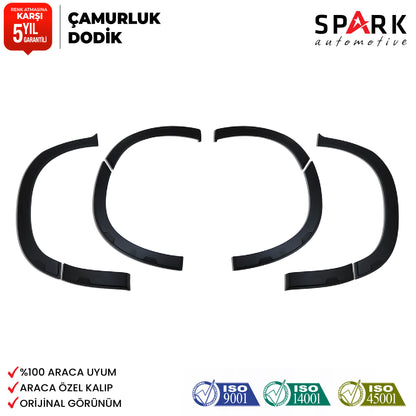 Opel Combo E 2018 Yılı Ve Sonrası 8 Prç. Çamurluk Dodik Set