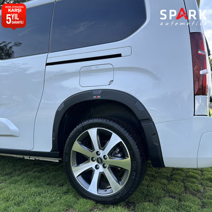Opel Combo E 2018 Yılı Ve Sonrası 8 Prç. Çamurluk Dodik Set