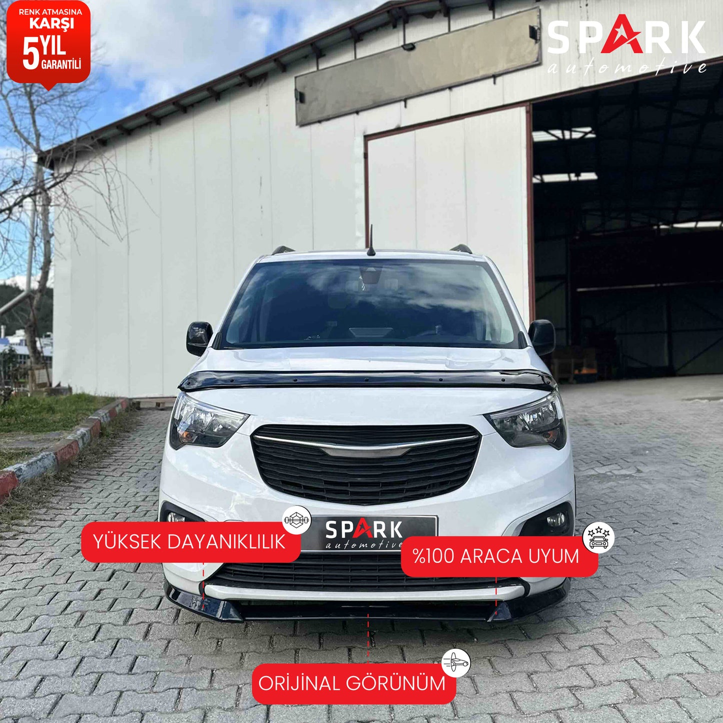 Opel Combo E 2018 Yılı Ve Sonrası Ön Tampon Lip