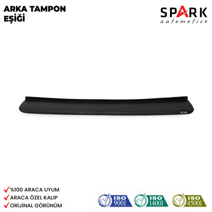 Opel Combo E 2018 Yılı Ve Sonrası Arka Tampon Eşiği Mat