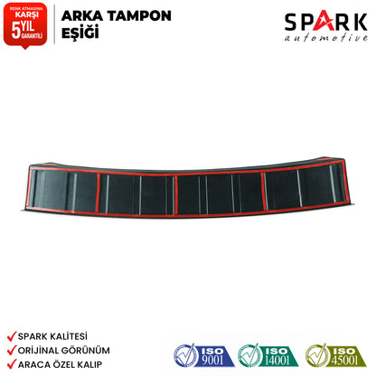 Peugeot 408 2022 Yılı Ve Sonrası Arka Tampon Eşiği Mat