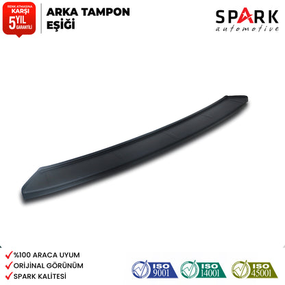 Peugeot Expert 2017 Yılı Ve Sonrası Uyumlu Arka Tampon Eşiği Mat