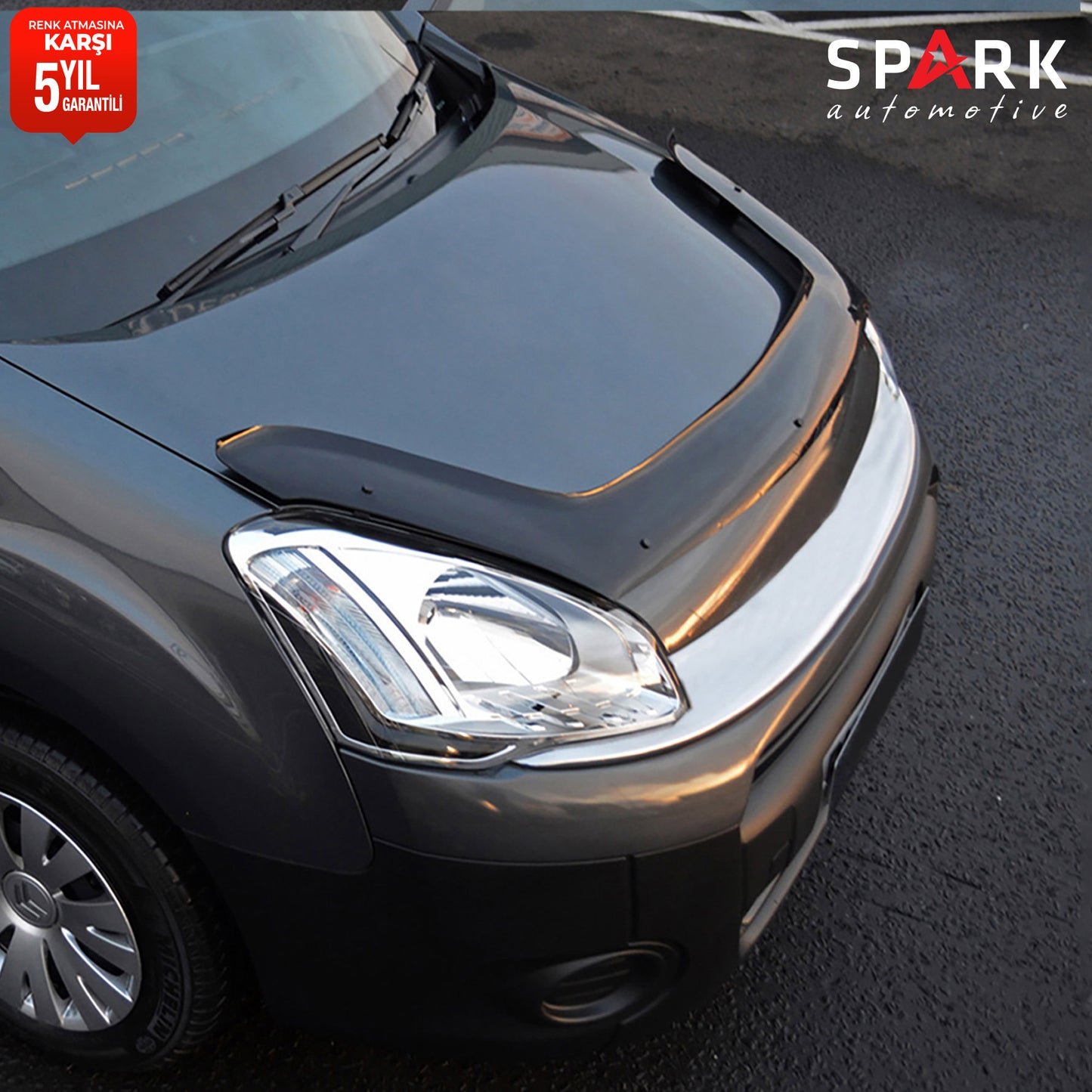 Peugeot Partner Tepee 2009-2015 Yıl Aralığı Uyumlu Ön Kaput Rüzgarlık 3mm