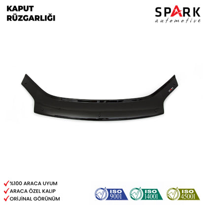 Peugeot Partner Tepee 2004-2008 Yıl Aralığı Uyumlu Ön Kaput Rüzgarlık 3mm