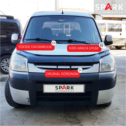 Peugeot Partner Tepee 2004-2008 Yıl Aralığı Uyumlu Ön Kaput Rüzgarlık 3mm