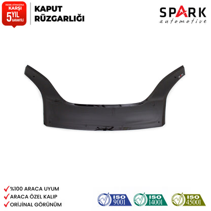 Peugeot Bipper 2007-2016 Yıl Aralığı Ön Kaput Rüzgarlık 3mm