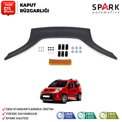 Peugeot Bipper 2007-2016 Yıl Aralığı Ön Kaput Rüzgarlık 3mm