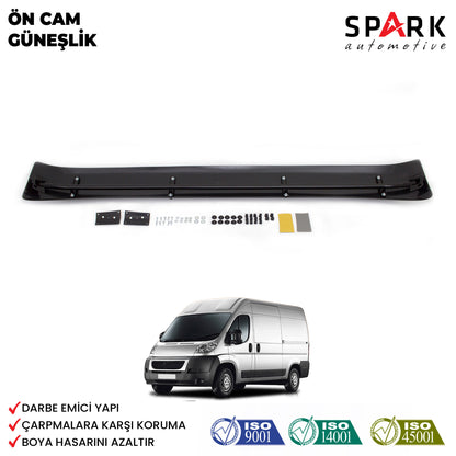 Peugeot Boxer 2006-2014 Yıl Aralığı Uyumlu Ön Cam Güneşlik