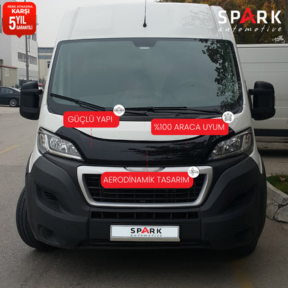 Peugeot Boxer 2014 Yılı Ve Sonrası Uyumlu Ön Kaput Rüzgarlık 3mm