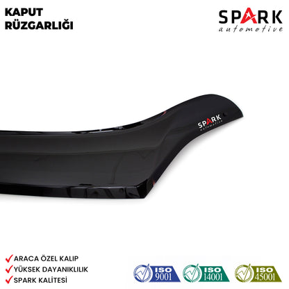 Peugeot Boxer 2014 Yılı Ve Sonrası Uyumlu Ön Kaput Rüzgarlık 4mm