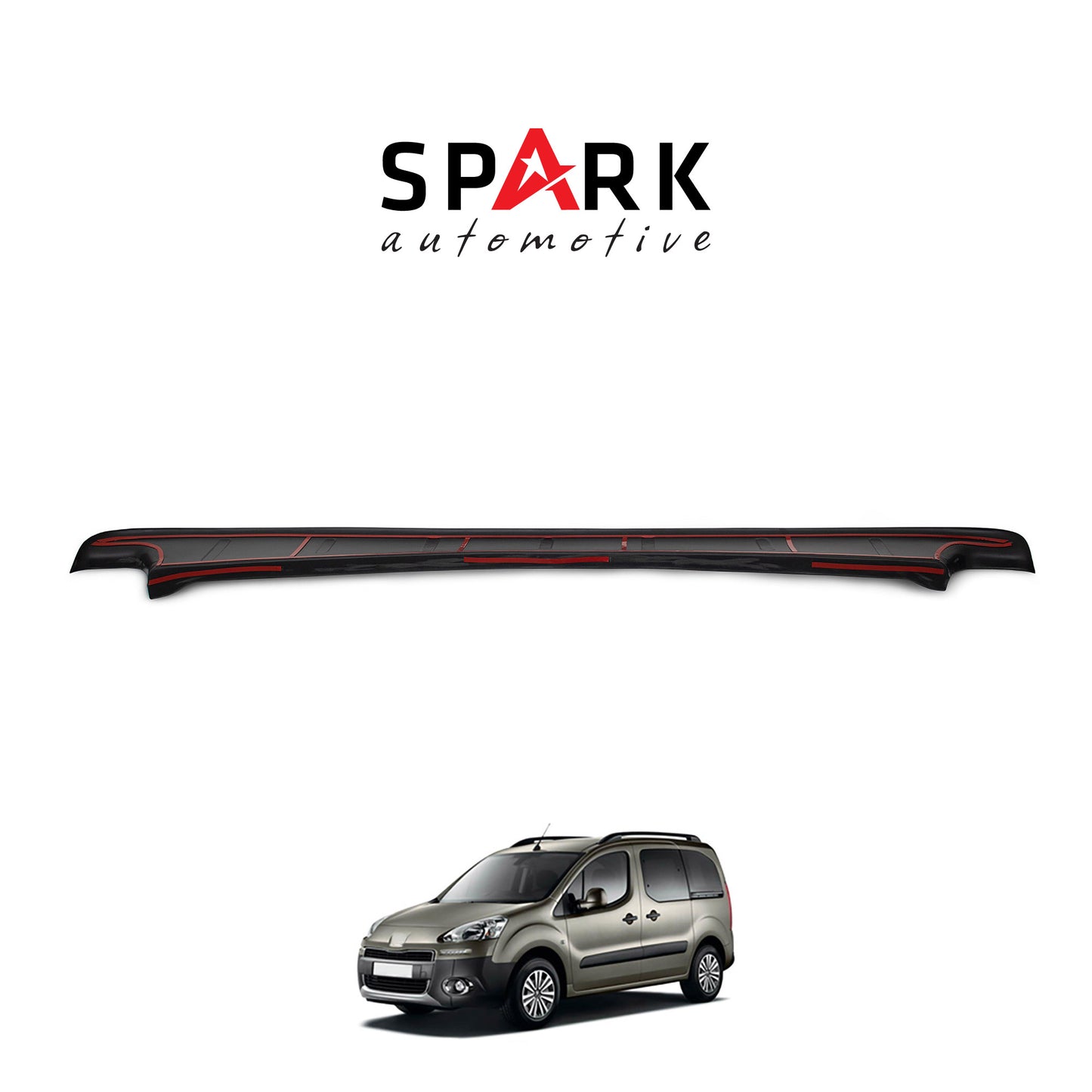 Peugeot Partner Tepee 2009-2015 Yıl Aralığı Uyumlu Arka Tampon Eşiği Mat
