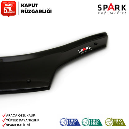 Peugeot Partner Tepee 2004-2008 Yıl Aralığı Uyumlu Ön Kaput Rüzgarlık 4mm