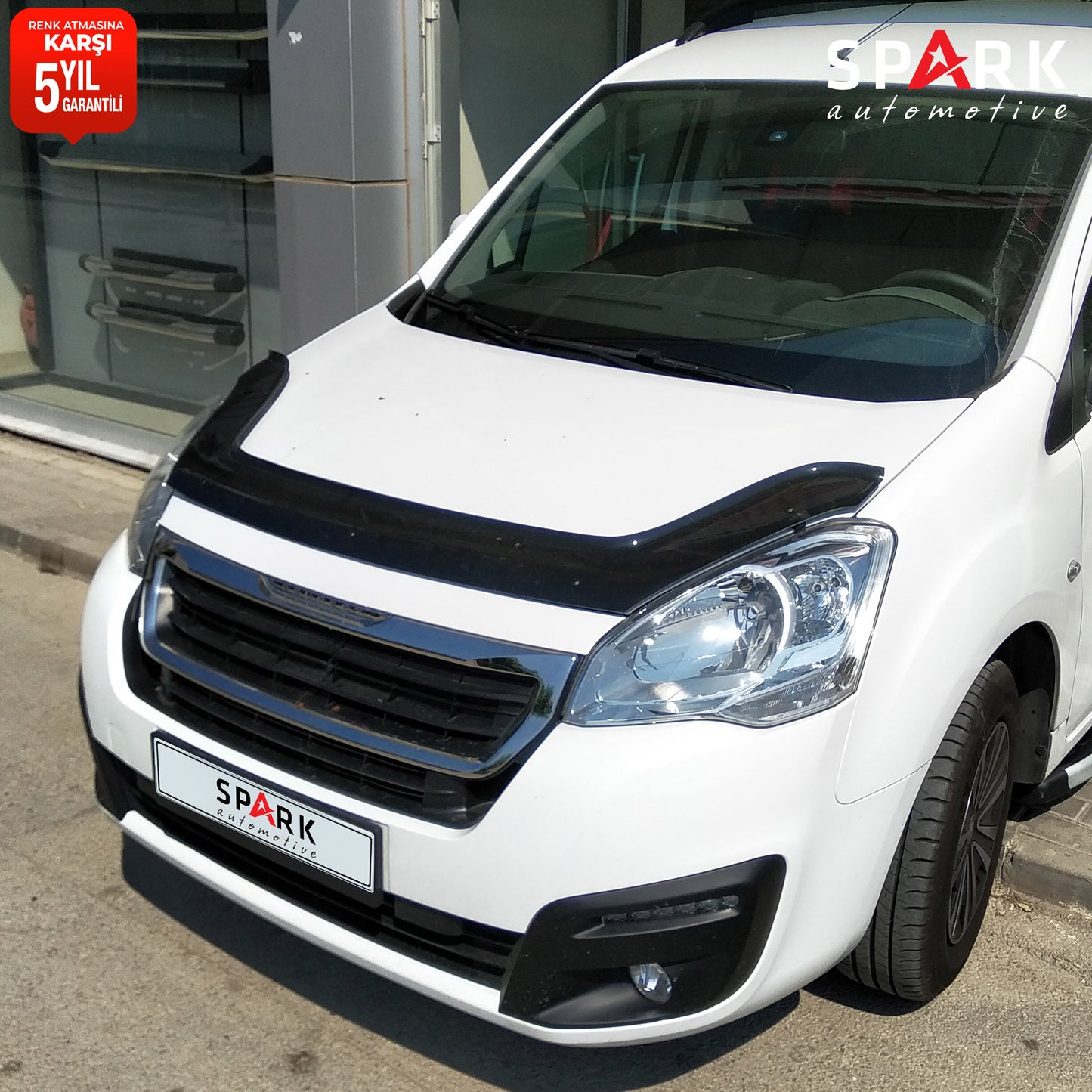 Peugeot Partner Tepee 2015-2018 Yıl Aralığı Uyumlu Ön Kaput Rüzgarlığı 3mm