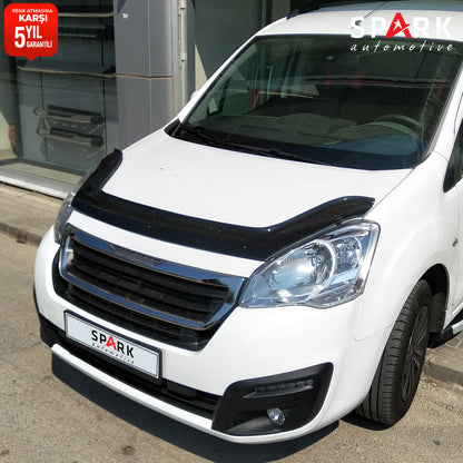 Peugeot Partner Tepee 2015-2018 Yıl Aralığı Uyumlu Ön Kaput Rüzgarlığı 3mm