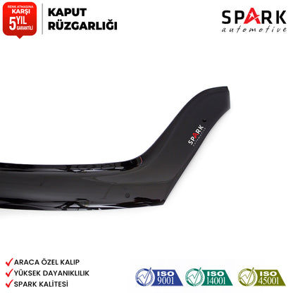 Peugeot Partner Tepee 2015-2018 Yıl Aralığı Uyumlu Ön Kaput Rüzgarlığı 3mm