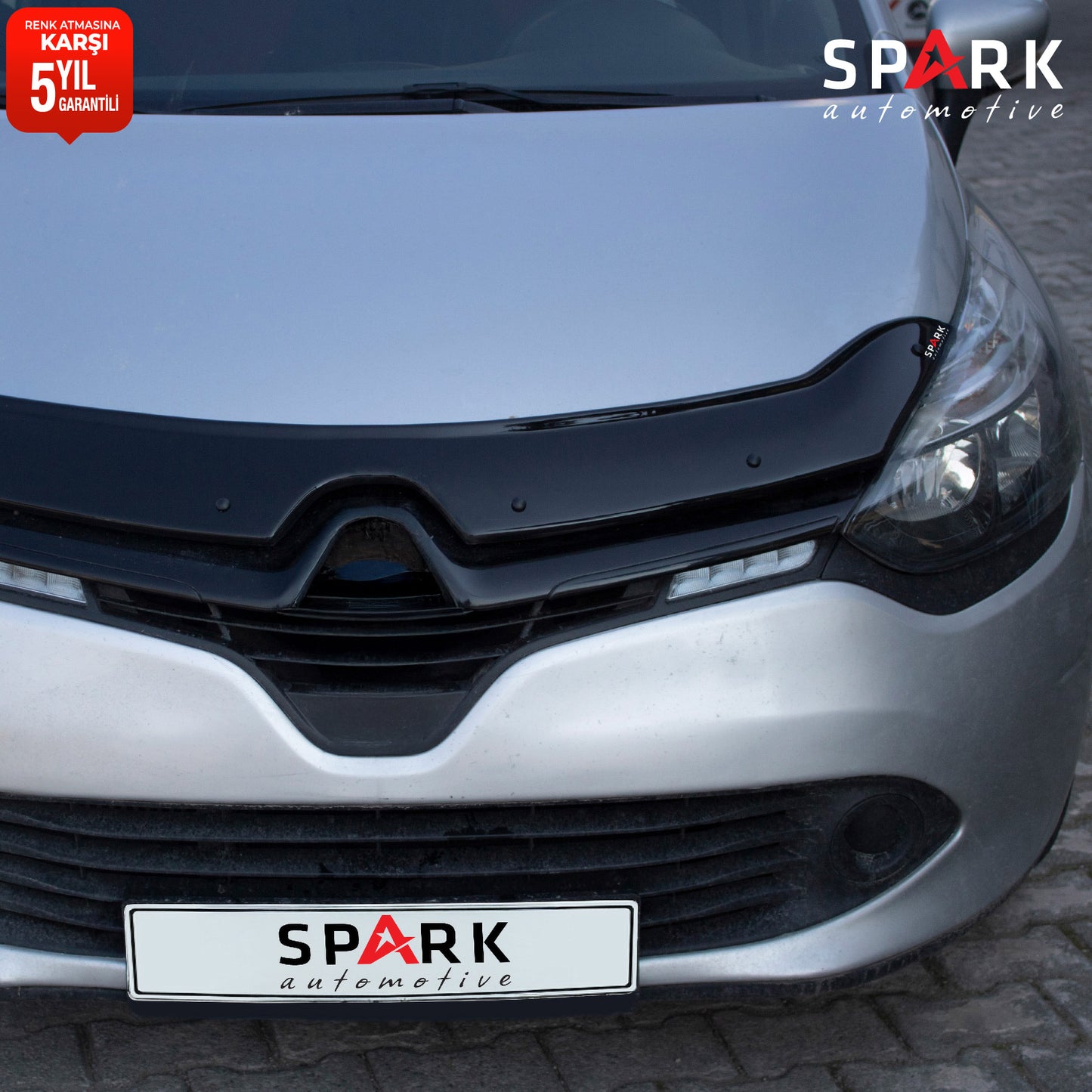 Renault Clio 4 2012-2020 Yıl Aralığı Uyumlu Kaput Rüzgarlığı 4mm