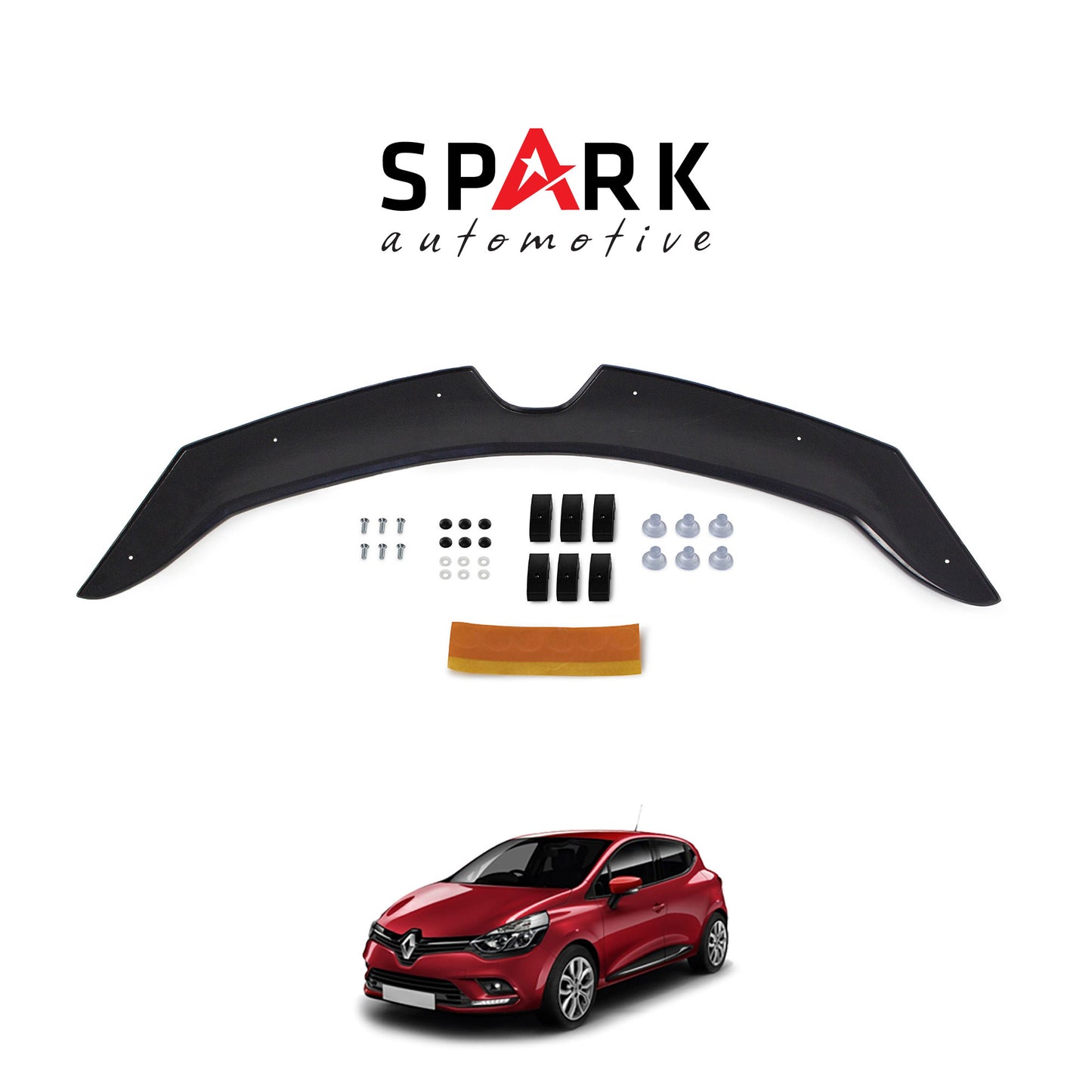 Renault Clio 4 2012-2020 Yıl Aralığı Uyumlu Kaput Rüzgarlığı 4mm
