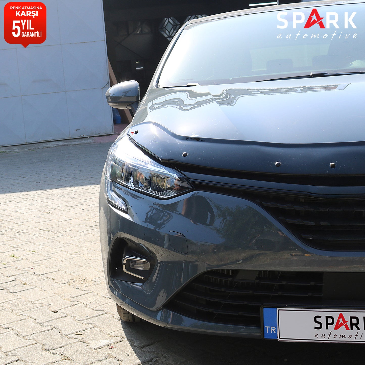 Renault Clio 5 2020- Yılı ve Sonrası Uyumlu Kaput Rüzgarlığı 3mm