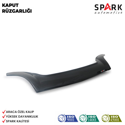 Renault Kangoo 2003-2008 Yıl Aralığı Uyumlu Kaput Rüzgarlığı 4mm