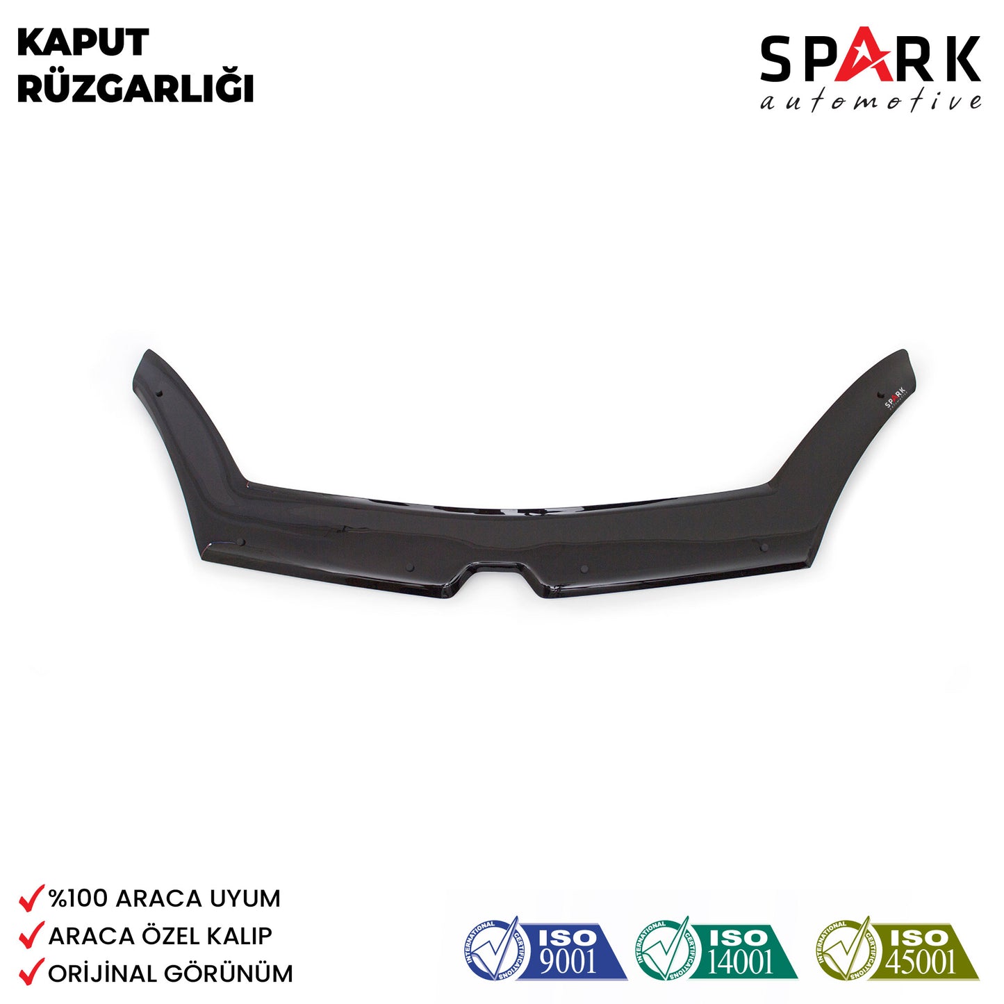 Renault Kangoo 2014-2021 Yıl Aralığı Uyumlu Kaput Rüzgarlığı 4mm
