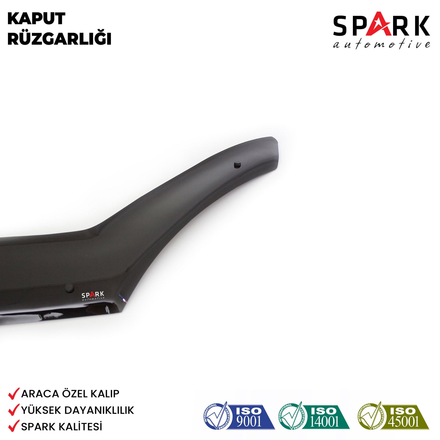 Renault Kangoo 2014-2021 Yıl Aralığı Uyumlu Kaput Rüzgarlığı 4mm
