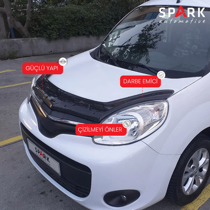 Renault Kangoo 2014-2021 Yıl Aralığı Uyumlu Kaput Rüzgarlığı 4mm