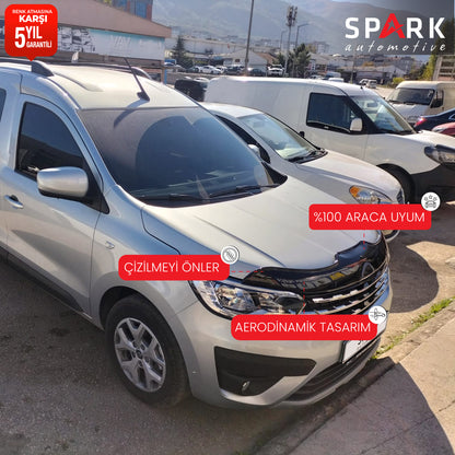 Renault Kangoo Express 2021- Yılı ve Sonrası Uyumlu Kaput Rüzgarlığı 3mm
