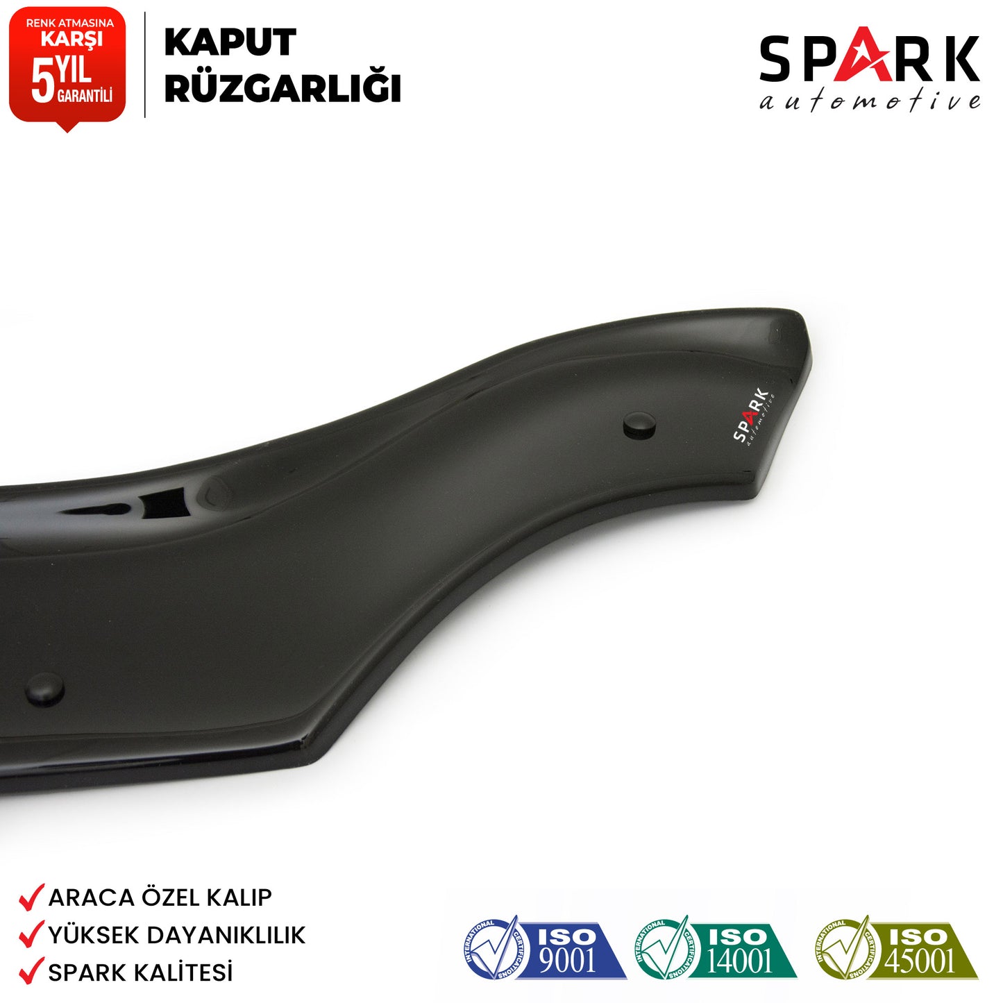 Renault Kangoo 2008-2013 Yıl Aralığı Uyumlu Kaput Rüzgarlığı 4mm