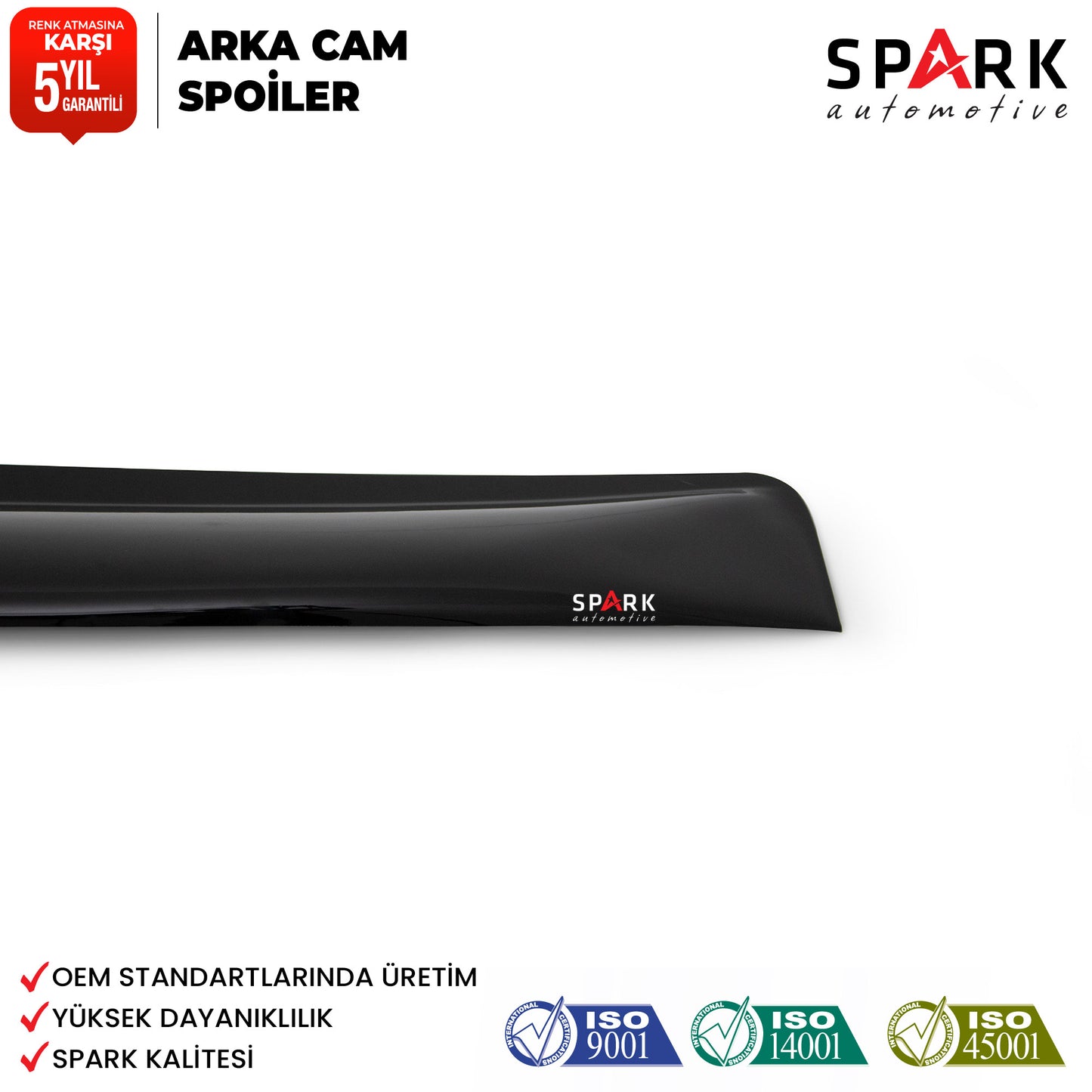 Renault Megane 2 2003-2008 Yıl Aralığı Uyumlu Arka Cam Spoyler