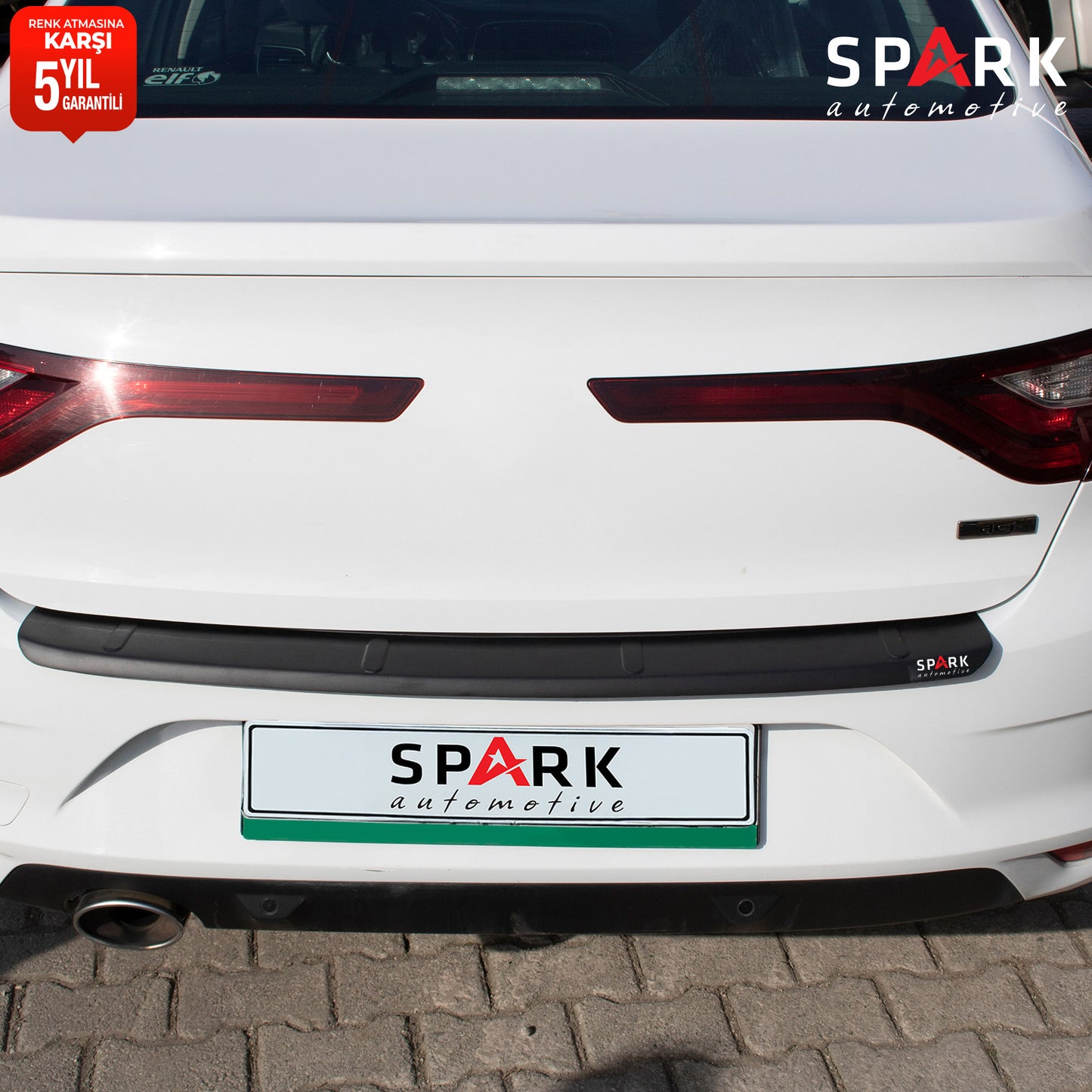Renault Megane 4 2016- Yılı ve Sonrası Uyumlu Arka Tampon Eşiği Mat