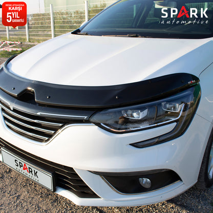 Renault Megane 4 2016- Yılı ve Sonrası Uyumlu Kaput Rüzgarlığı 3mm