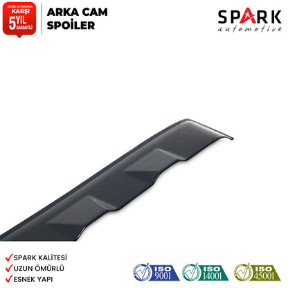 Renault Symbol 2009-2013 Yıl Aralığı Uyumlu Arka Cam Spoyler