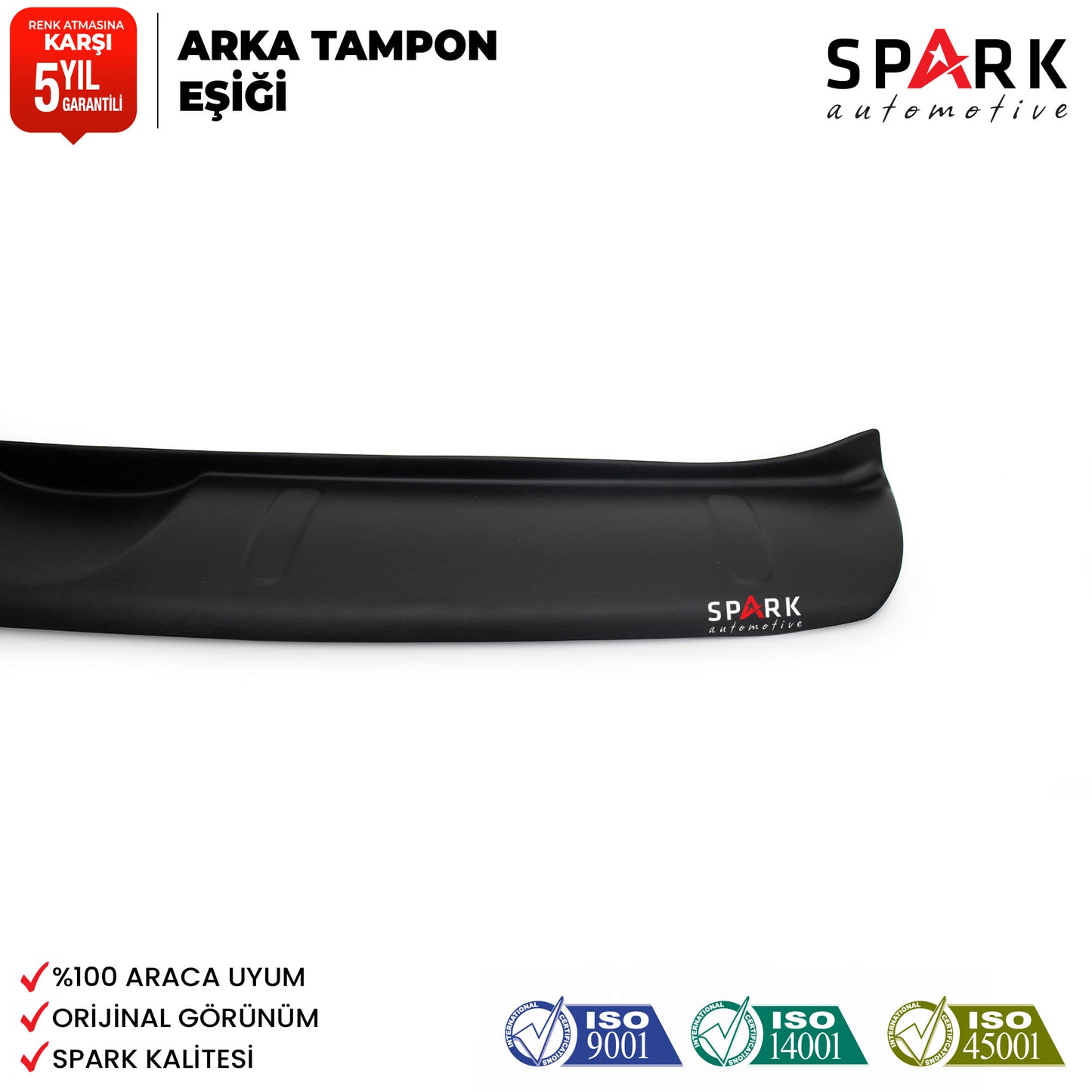 Renault Symbol 2009-2013 Yıl Aralığı Uyumlu Arka Tampon Eşiği Mat