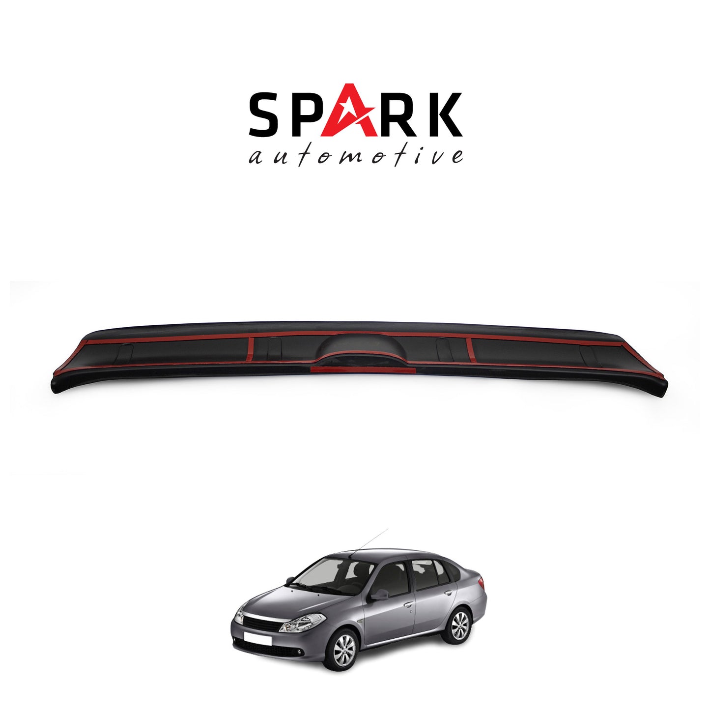 Renault Symbol 2009-2013 Yıl Aralığı Uyumlu Arka Tampon Eşiği Mat