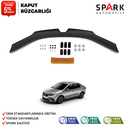 Renault Symbol 2013- Yılı ve Sonrası Uyumlu Kaput Rüzgarlığı 4mm