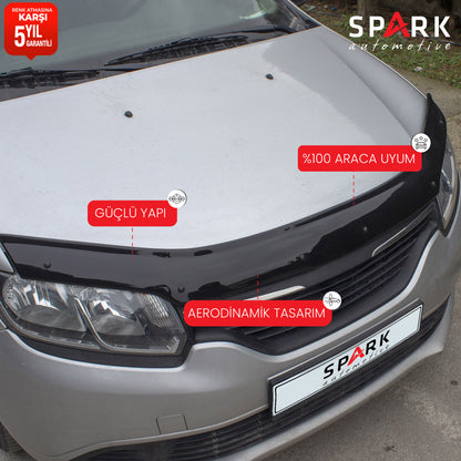 Renault Symbol 2013- Yılı ve Sonrası Uyumlu Kaput Rüzgarlığı 4mm