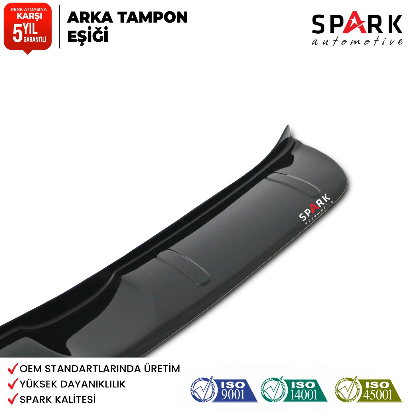 Renault Symbol 2009-2013 Yıl Aralığı Uyumlu Arka Tampon Eşiği Parlak